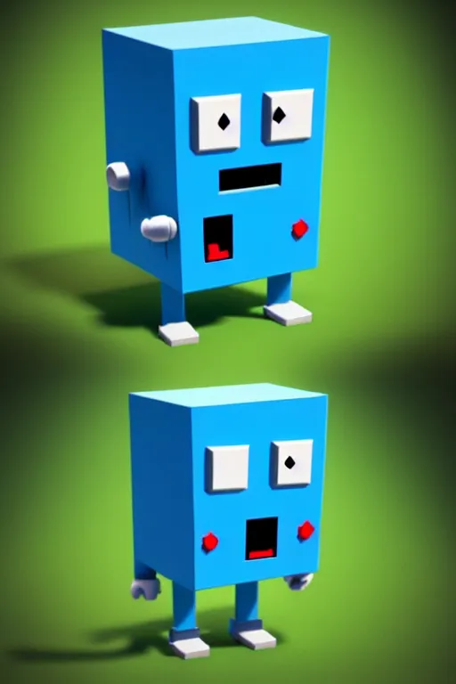 Prompt: a 3D BMO from adventure time hyper realistic, very realistic, unreal engine 4k