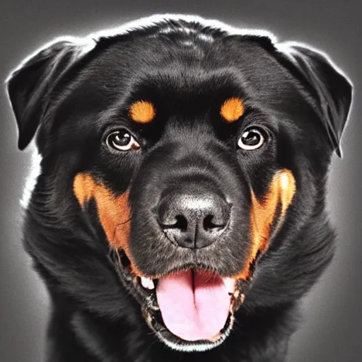 Prompt: Rottweiler album cover