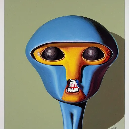 Image similar to alien by wayne thiebaud