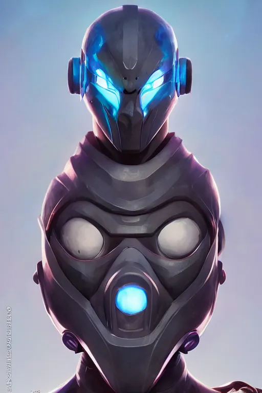 Image similar to epic mask helmet robot ninja portrait stylized as fornite style game design fanart by concept artist gervasio canda, behance hd by jesper ejsing, by rhads, makoto shinkai and lois van baarle, ilya kuvshinov, rossdraws global illumination radiating a glowing aura global illumination ray tracing hdr render in unreal engine 5