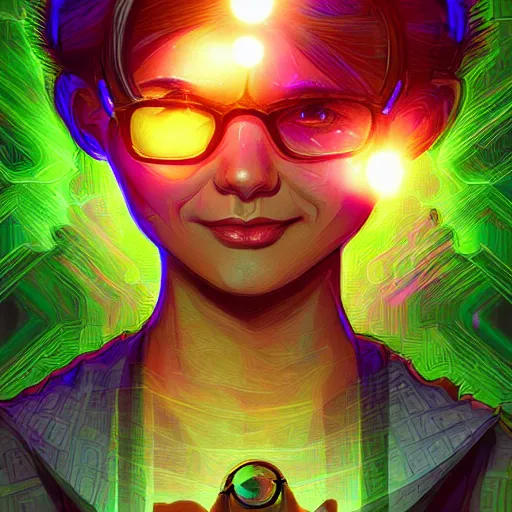 Image similar to skill magic geek inside matrix deepdream radiating a glowing aura stuff loot legends stylized digital illustration video game icon artstation lois van baarle, ilya kuvshinov, rossdraws,