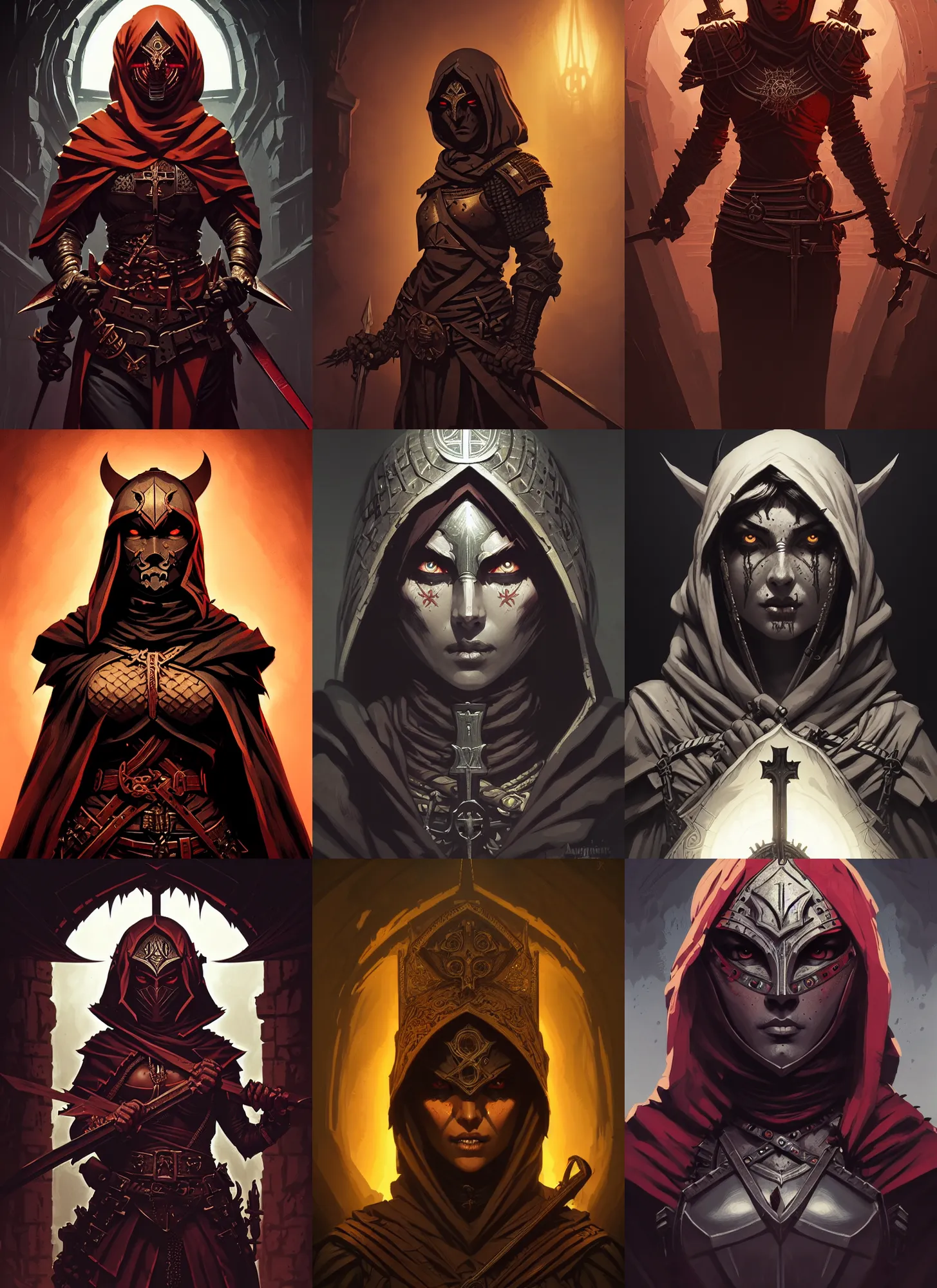 Prompt: symmetry!! darkest dungeon portrait of a female crusader, religious, intricate, highly detailed, dynamic lighting, digital art, digital painting, artstation, wlop, sharp focus, illustration, art by artgerm and greg rutkowski and moebius, 8 k