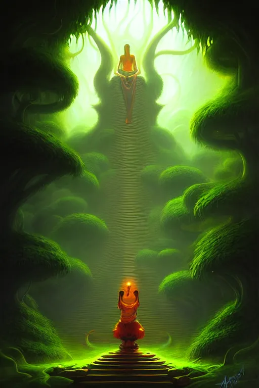 Image similar to The Ayahuasca Spirit, by Andreas Rocha