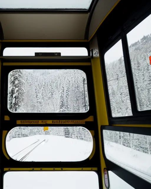 Image similar to tatra t 3 tram czech republic, interior view, window patterns, winter