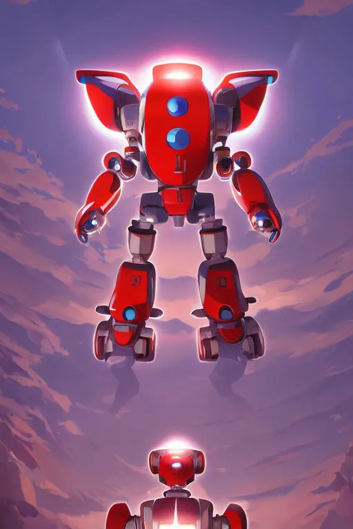 Image similar to metabots medabots medarotto medarot robot minimalist comics, behance hd by jesper ejsing, by rhads, makoto shinkai and lois van baarle, ilya kuvshinov, rossdraws global illumination ray tracing hdr radiating a glowing aura