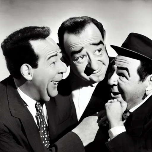 Image similar to Abbott and Costello meet Gilbert Gottfried