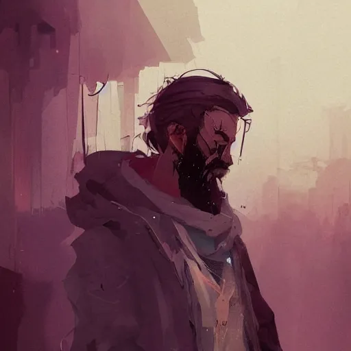 Image similar to human male character art, by Ismail Inceoglu, dark hair, beard, sunken eyes, scars, shabby clothes, digital art, dungeons and dragons, art