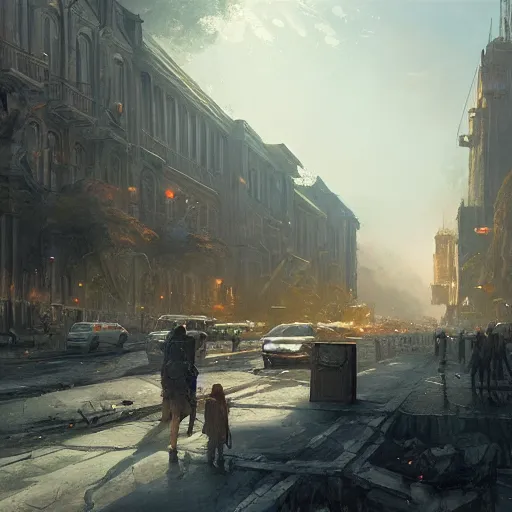 Image similar to a cinematic scene from the berlin, concept art by james gurney and greg rutkowski, dramatic lighting, ultra hd, hdr, 8 k