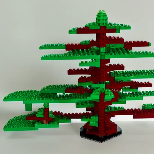 Prompt: alternative lego trees