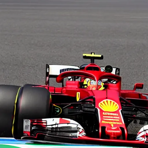 Prompt: Formula one team ferrari win World Constructors Champions, realistic, cinematic