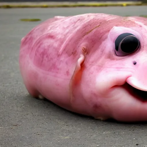 Image similar to a car / blobfish hybrid