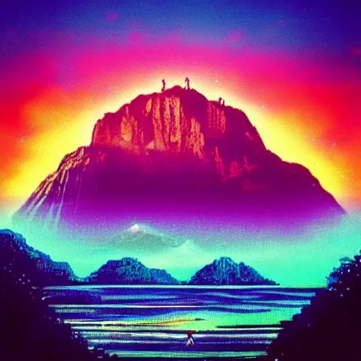 Prompt: 80s landscape photo, ET, goonies, retrowave, synthwave