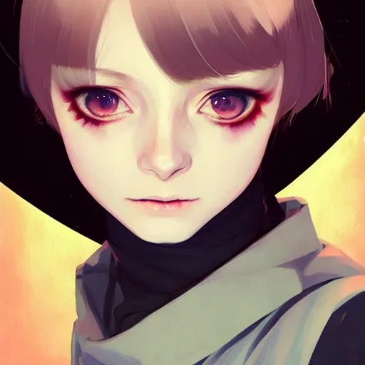 Prompt: a beautiful young japanese jodie foster as a horned satanic witch, by guweiz and wlop and ilya kuvshinov and artgerm, aesthetic, gorgeous, stunning, alluring, attractive, artstation, gapmoe yandere grimdark, painted by greg rutkowski makoto shinkai takashi takeuchi studio ghibli, akihiko yoshida