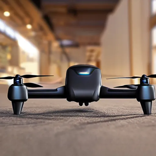 Prompt: a product photo of a futuristic drone toy