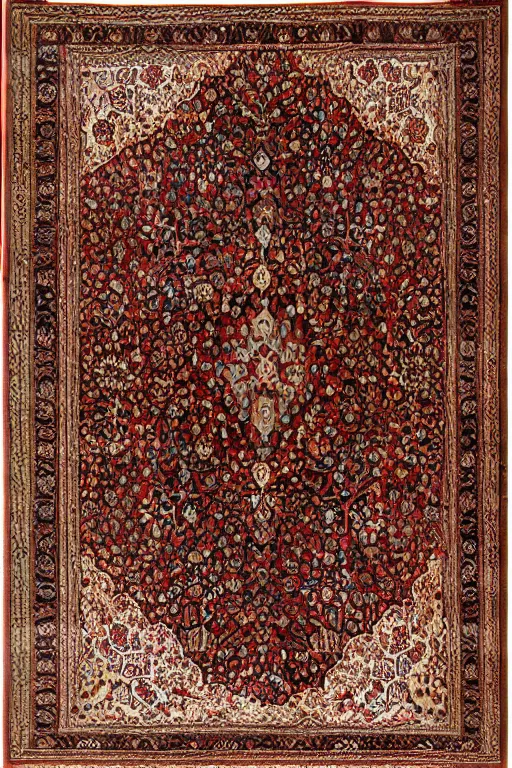 Image similar to realistic persian rug