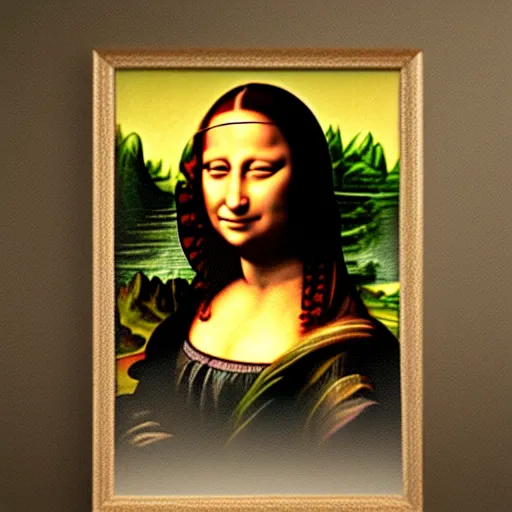 Image similar to Dwayne Johnson mona Lisa inspired painting 8k High quality