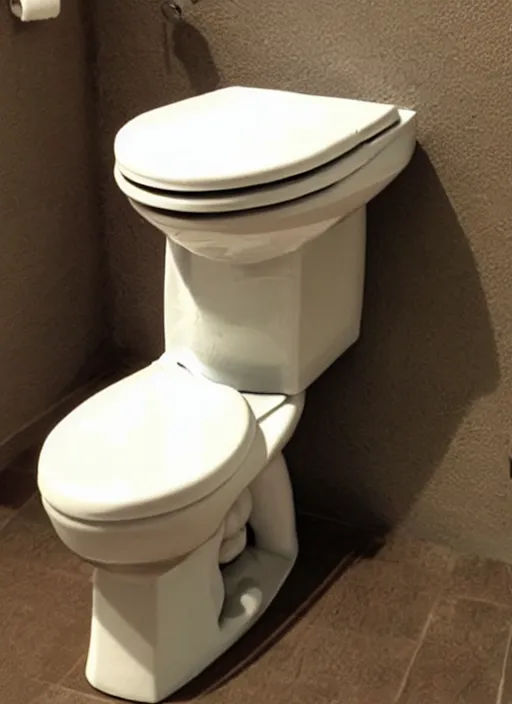 Image similar to toilet made of a human skull