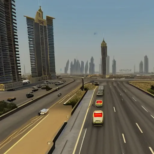 Image similar to gta : dubai, smooth