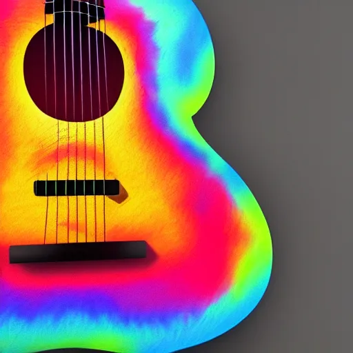 Prompt: ultra realistic vfx of a guitar player melting on colors, alucination, trending on art station, masterpiece, 4 k, gta