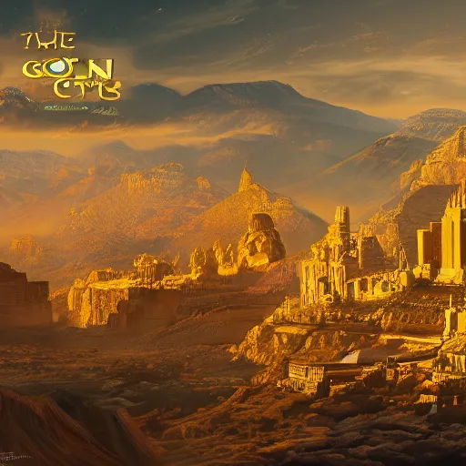 Image similar to the golden city of the gods by killian eng