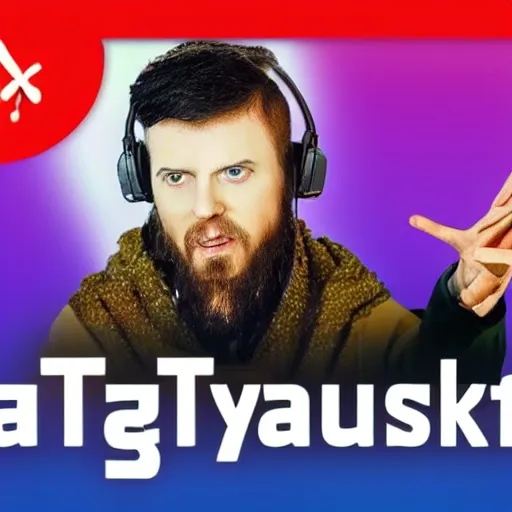 Prompt: StasGavrik YouTube logo