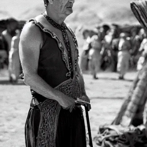 Prompt: bill murray in ben hur