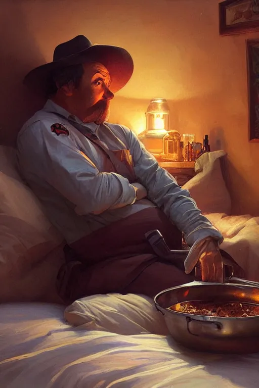 Image similar to groundhog cooking meth lies on the bed, realistic portrait, highly detailed, digital painting, artstation, concept art, smooth, sharp focus, illustration, cinematic lighting, art by artgerm and greg rutkowski and alphonse mucha