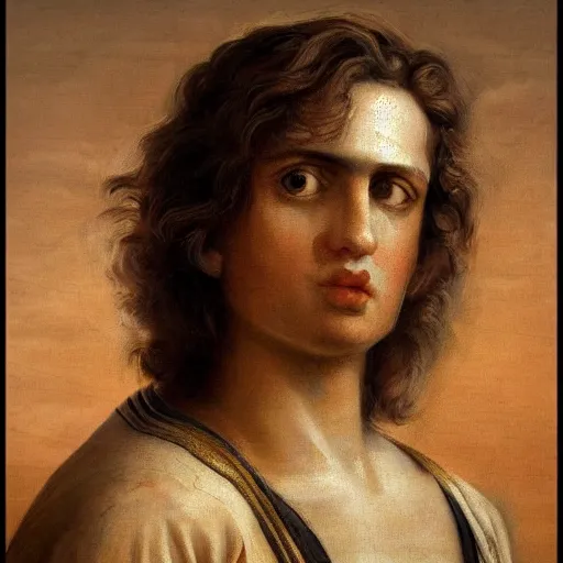 Image similar to A 17th century Baroque Painting of Alexander the Great, portrait of Alexander the Great, grainy, realistic, very realistic, hyperrealistic, highly detailed, very detailed, extremely detailed, very neat, very epic, very cool, detailed, trending on artstation