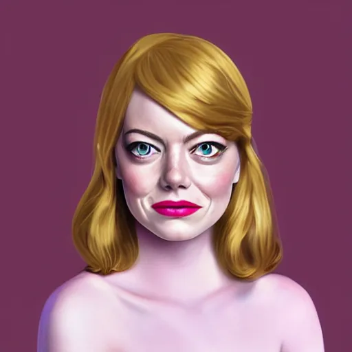 Image similar to full body portrait of Emma Stone as a Disney princess, professional studio lightening, volumetric lightening, photorealism