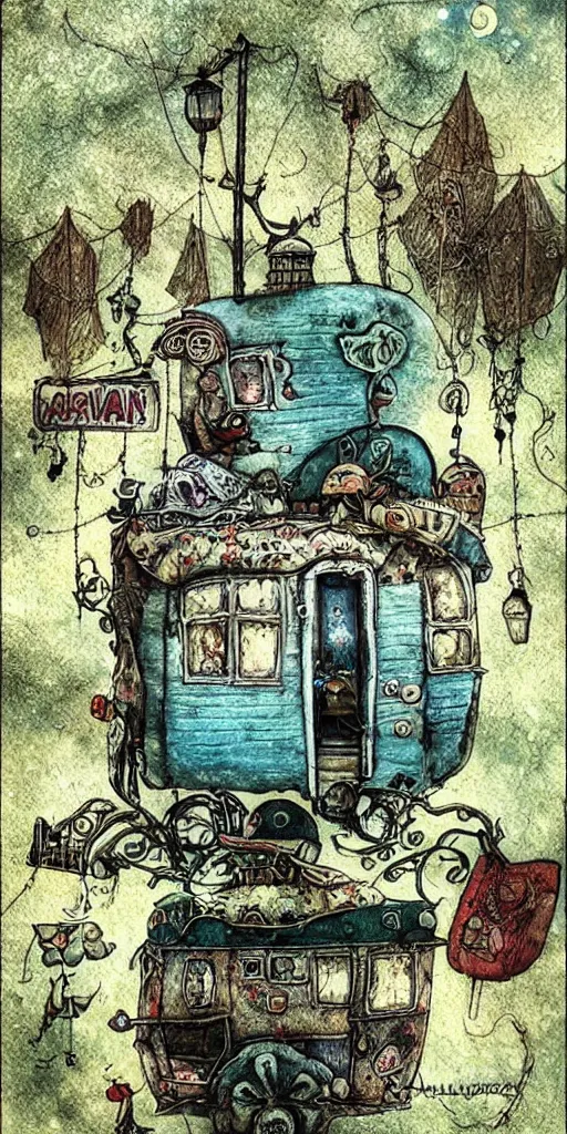 Image similar to a caravan by alexander jansson