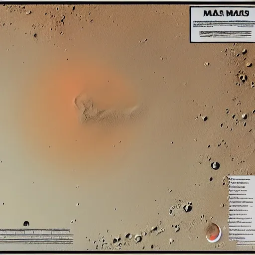 Image similar to a map of mars