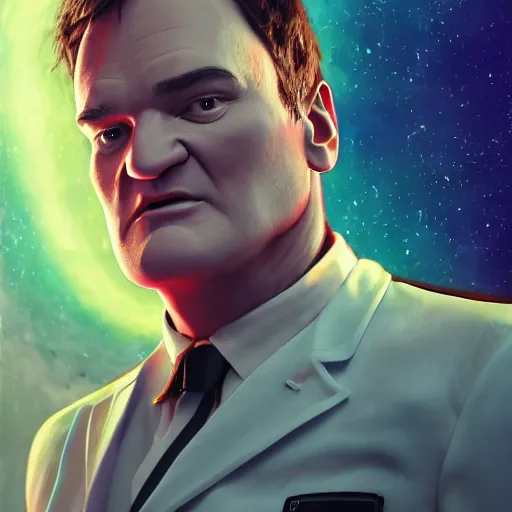 Prompt: hyperrealistic film full body still of quentin tarantino in space, stunning 3 d render, inspired by istvan sandorfi & greg rutkowski & unreal engine, perfect symmetry, dim volumetric cinematic lighting, 8 k octane comprehensive render, extremely hyper - detailed, incredibly lifelike attributes, intricate, real flesh texture, masterpiece, artstation, stunning,