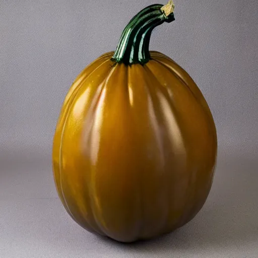 Image similar to gourd with face of amber heard hybrid intercross mix as a gourd