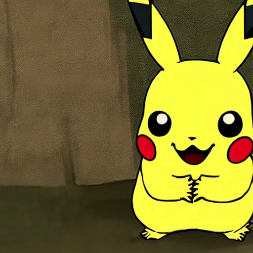 Image similar to if Pikachu were a real animal