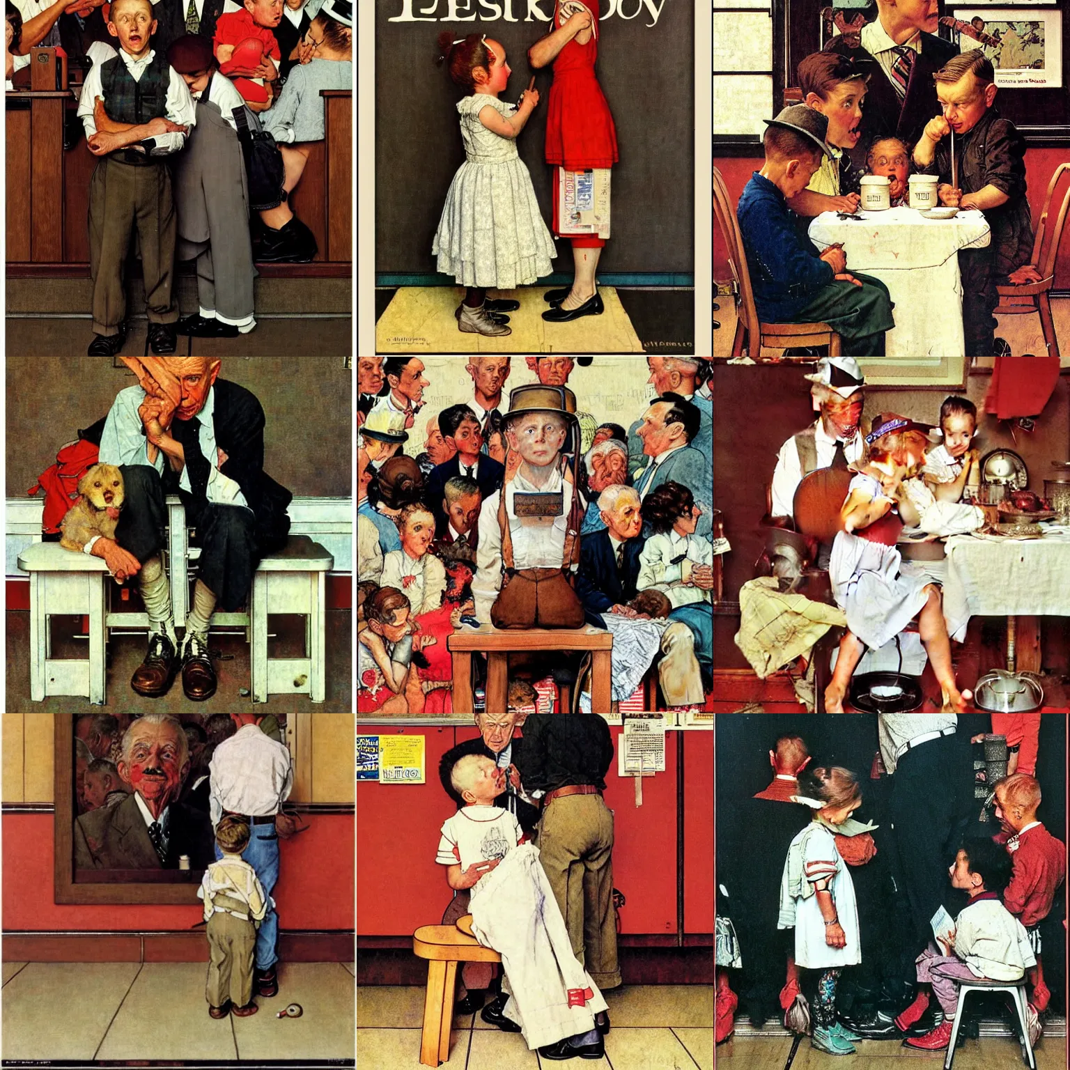 Prompt: by norman rockwell