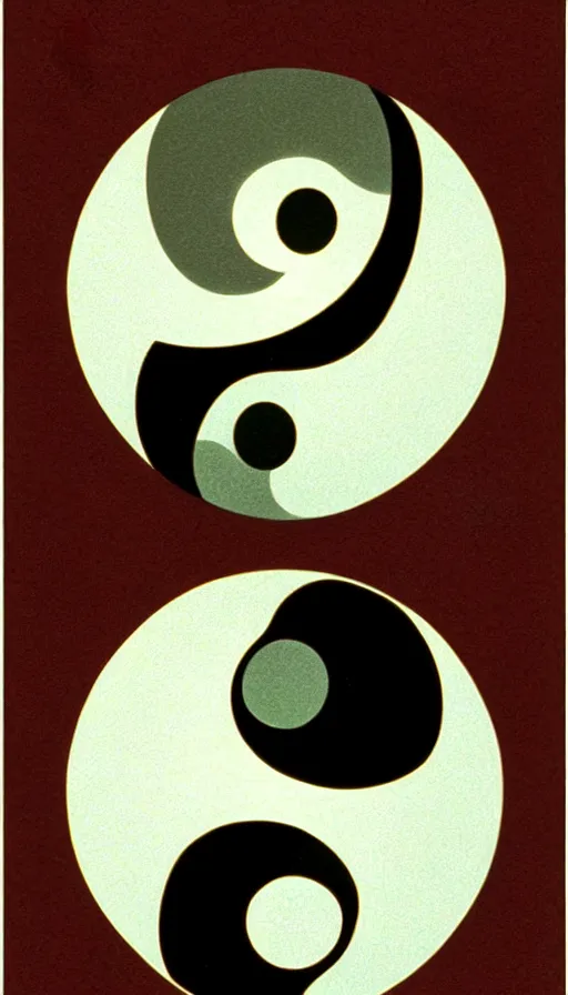 Image similar to Abstract representation of ying Yang concept, from Magic the gathering