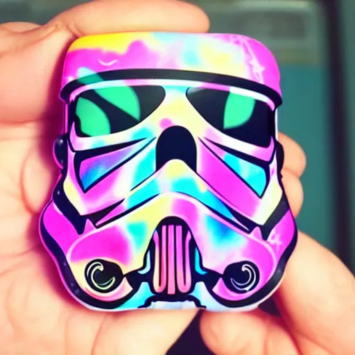 Image similar to “Lisa Frank Stormtrooper”