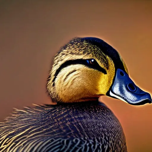 Image similar to a duck - cat - hybrid, animal photography, wildlife photo