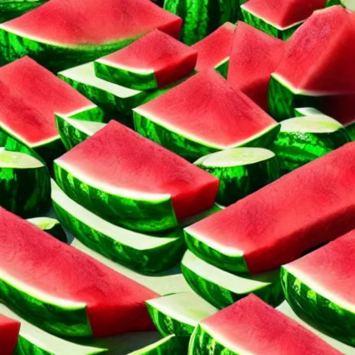 Prompt: watermelon world