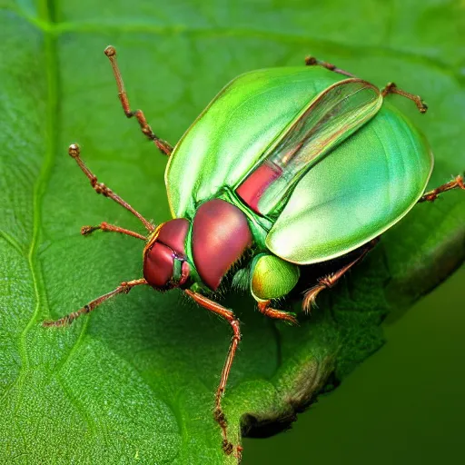 Image similar to rose chafer in different hdri lighting conditions realistic render digital art