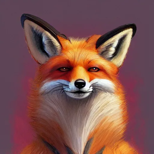 Image similar to a digital painting of a fox wearing a mafia hat, by stanley artgerm lau, frank frazetta, rossdraws, james jean, gerald brom, andrei riabovitchev, marc simonetti, and sakimichan, trending on artstation