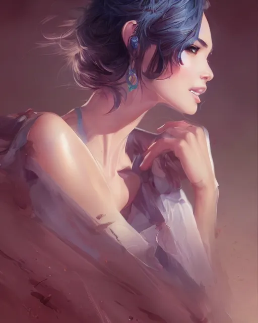 Image similar to Olivia culpo Stanley Artgerm Lau, WLOP, Rossdraws, James Jean, Andrei Riabovitchev, Marc Simonetti, Yoshitaka Amano, digital art, artstation