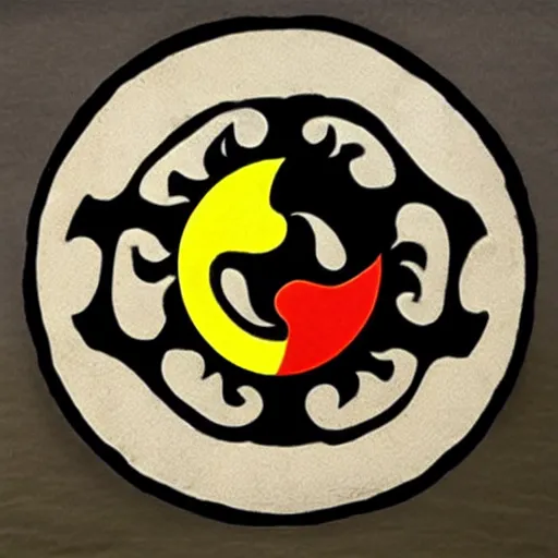 Image similar to A high-tech yin and yang bagua