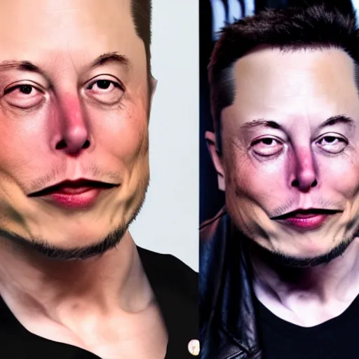 Image similar to Elon Musk as poison ivy