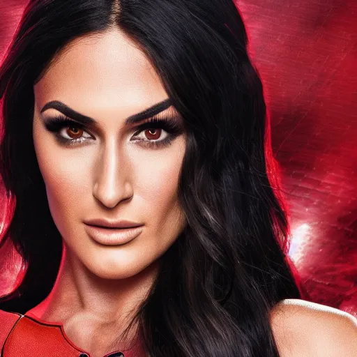 Image similar to Nikki Bella as a member of the avenger, detailed, realistic, 8K resolution,