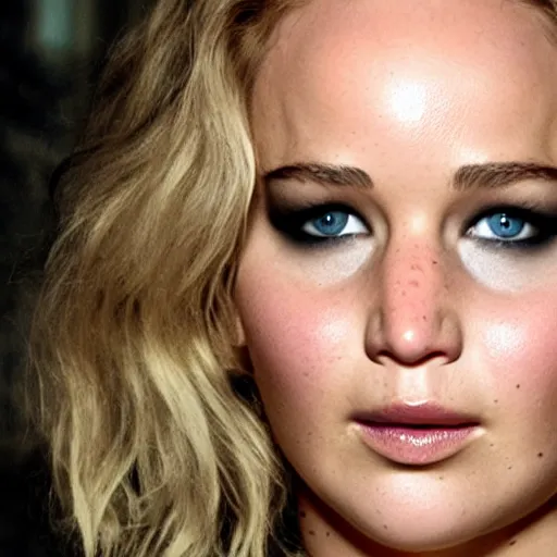 Image similar to jennifer lawrence is the frankenstein monster