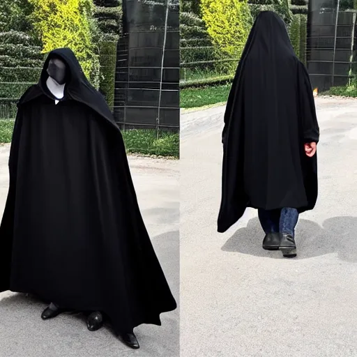 Image similar to a vantablack cloak