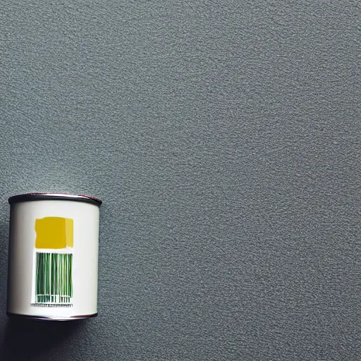 Image similar to can of paint, minimal, modern, solid color