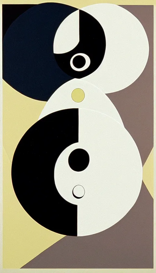 Image similar to Abstract representation of ying Yang concept, by Studio Ghibli