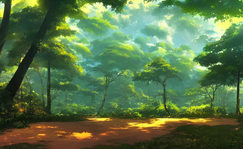 amazon forest, anime scenery by Makoto Shinkai, | Stable Diffusion | OpenArt